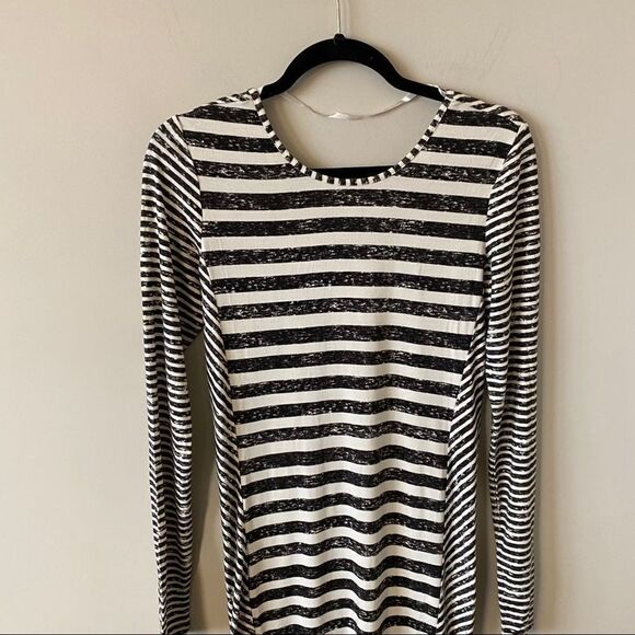 Nwt-Philosophy -Mixed Stripe Bodycon Dress - Picture 6 of 8